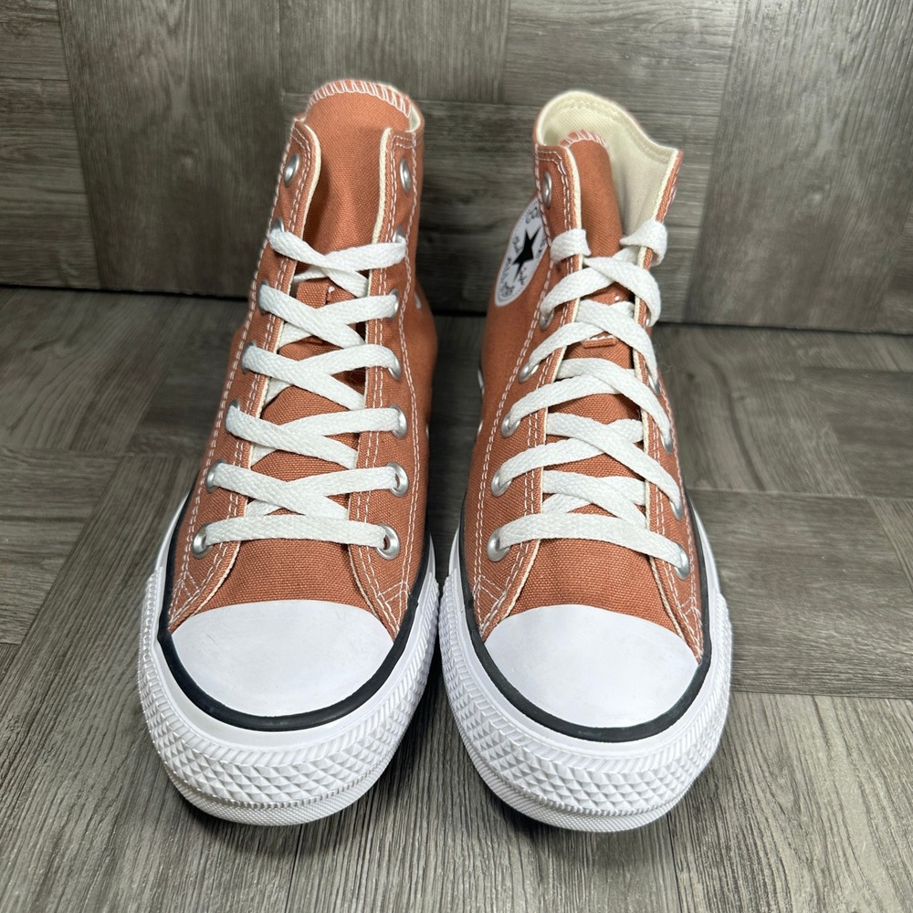 Converse Chuck Taylor All Star High Top Women 7 Orange Canvas A08578F NEW - Picture 4 of 8